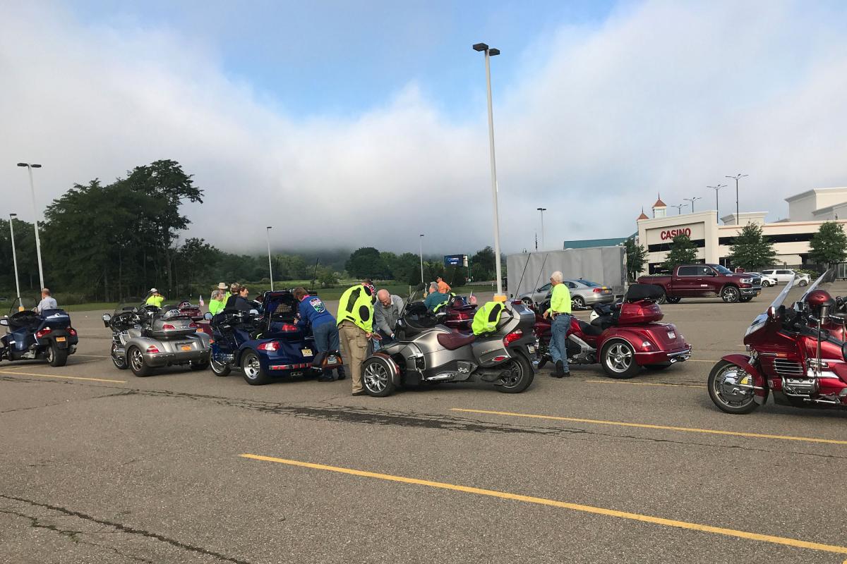 John Nutting and Arline Coffelt successfully completed the Trike (TRC) class at the NY District Rally on Aug 9, 2019